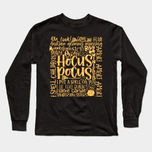 Hocus Pocus - Fun Halloween - Sanderson Sisters Long Sleeve T-Shirt